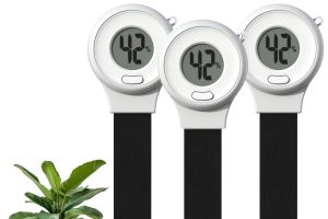 Royal Gardineer 3er-Set digitale Boden-Feuchtigkeitsmessgeräte für Pflanzen, LCD