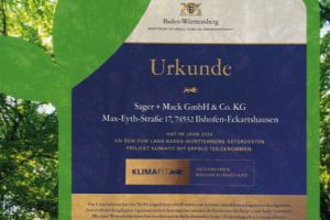 Sager + Mack ist „Klimafit“