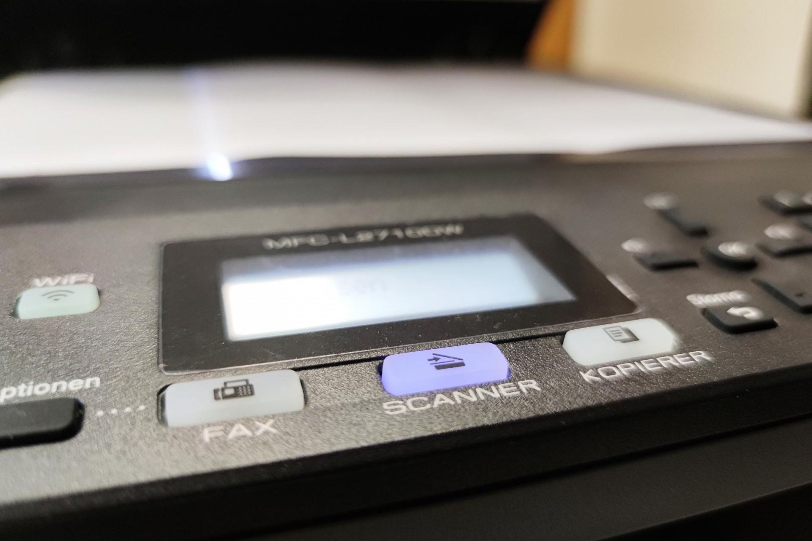 Scanner mit integriertem Faxgerät (Archiv)