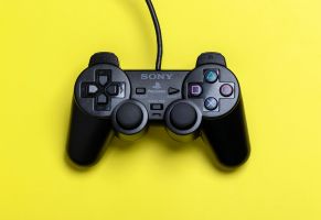 Schwarz Sony Ps2 Dualshock 2