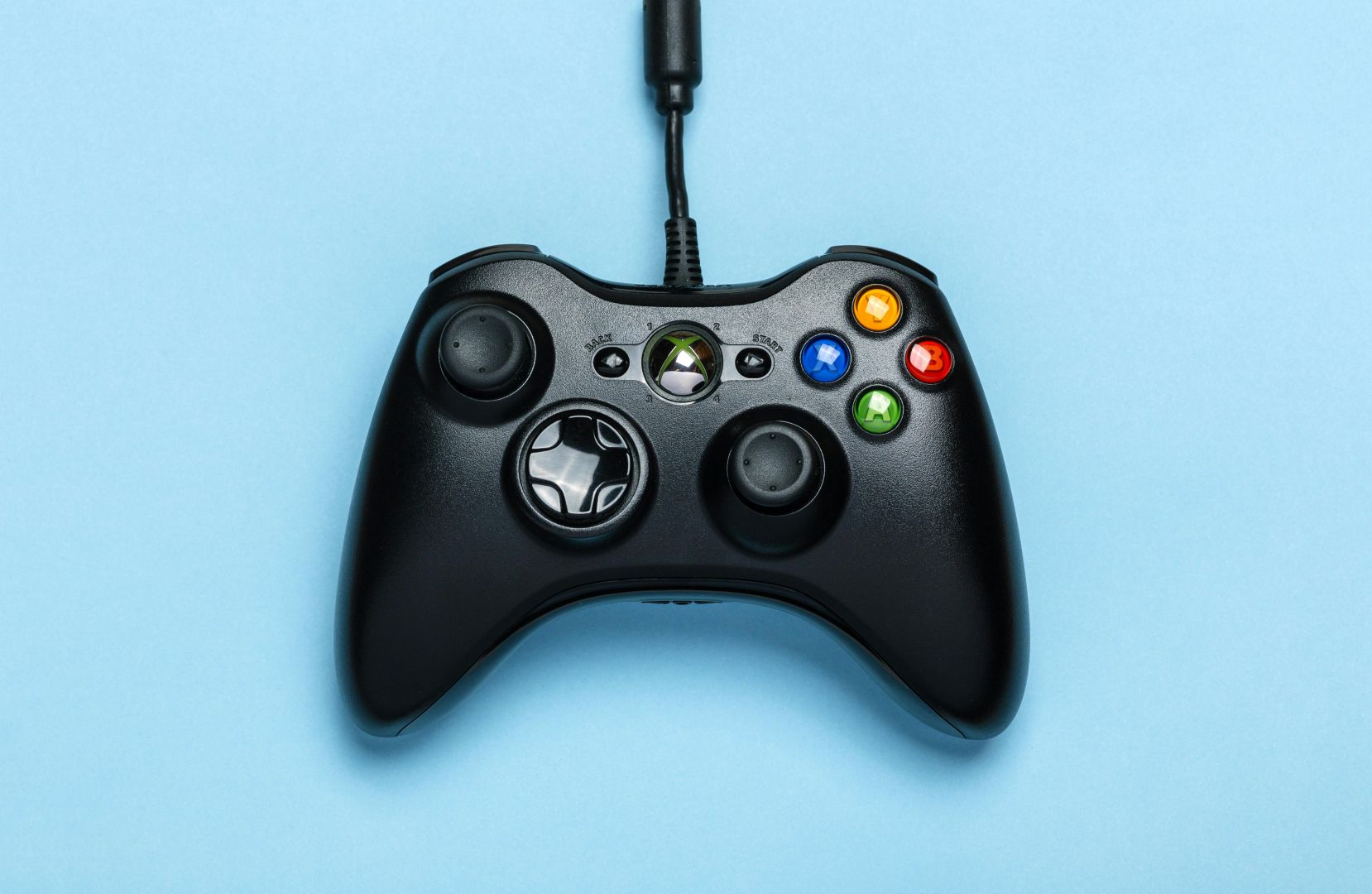 Schwarzer Microsoft Xbox Game Controller