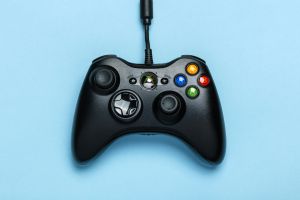 Schwarzer Microsoft Xbox Game Controller