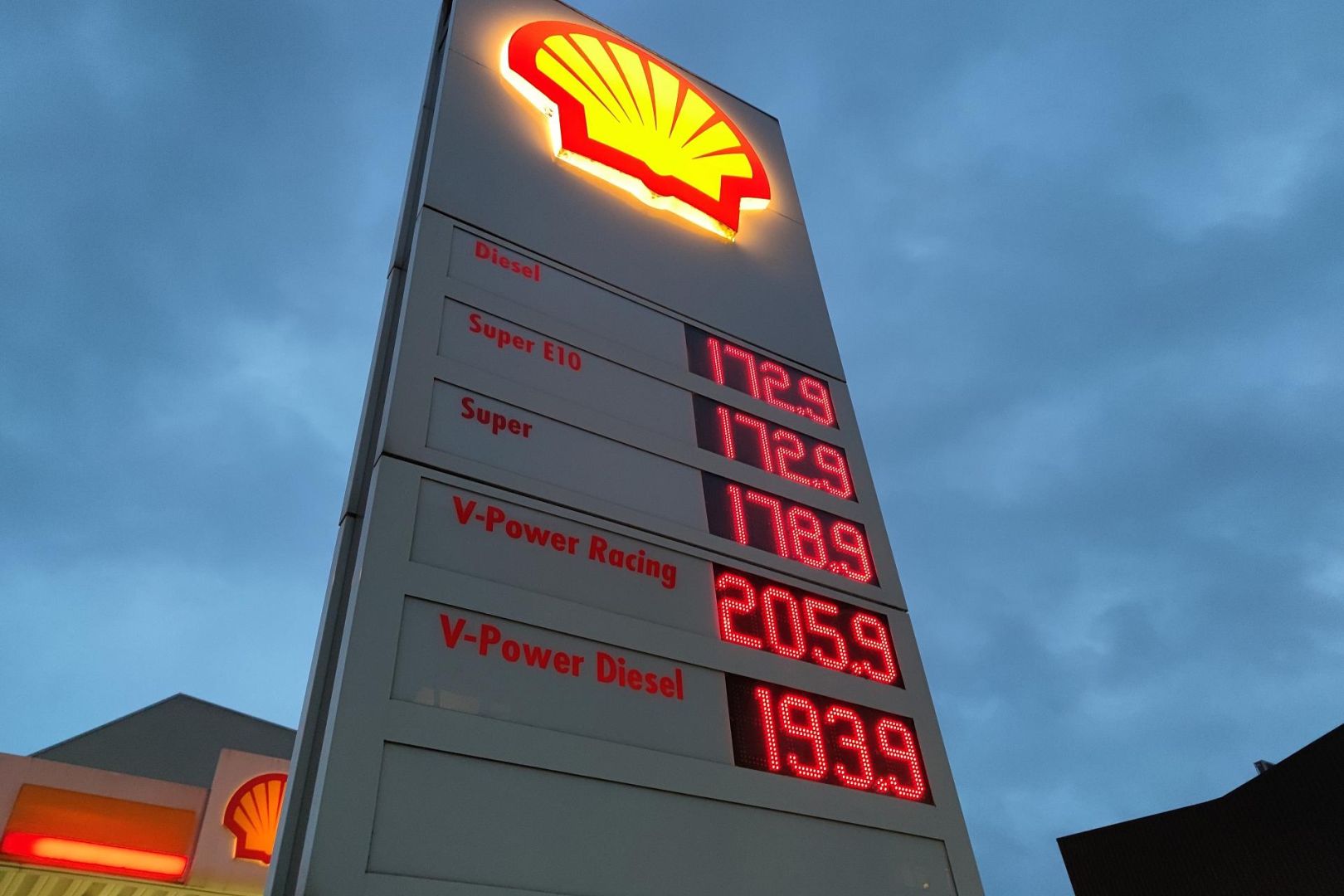 Shell-Tankstelle im Januar 2024 (Archiv)