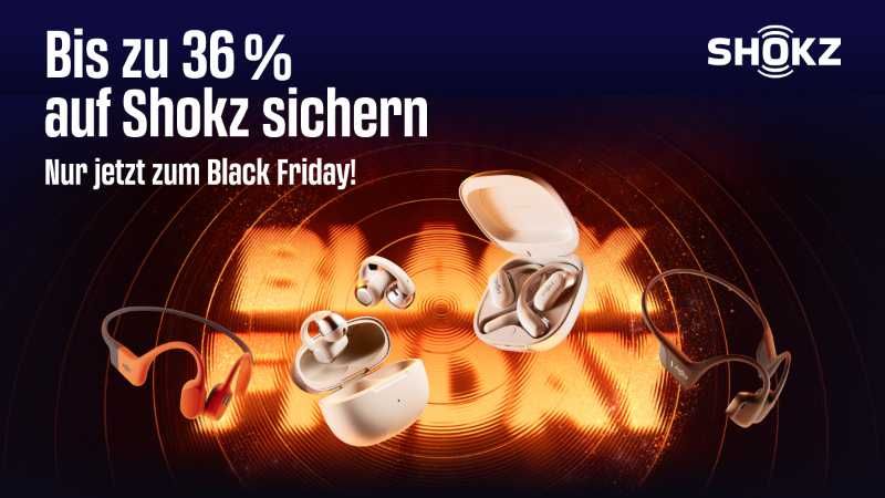 Shokz – Pünktlich zu Black Friday die besten Deals des Jahres