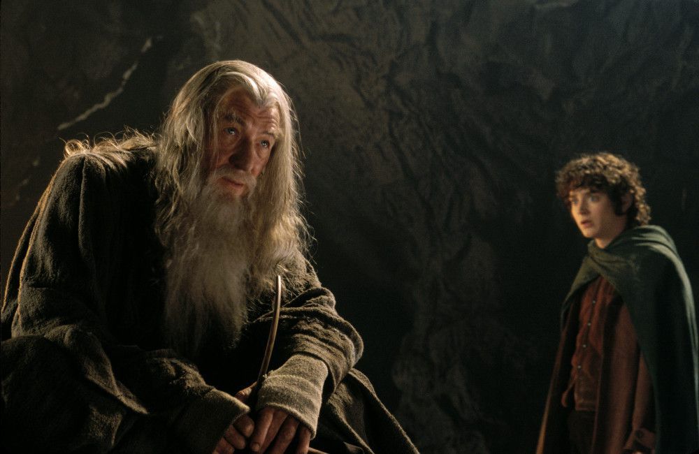 Sir Ian McKellen und Elijah Wood