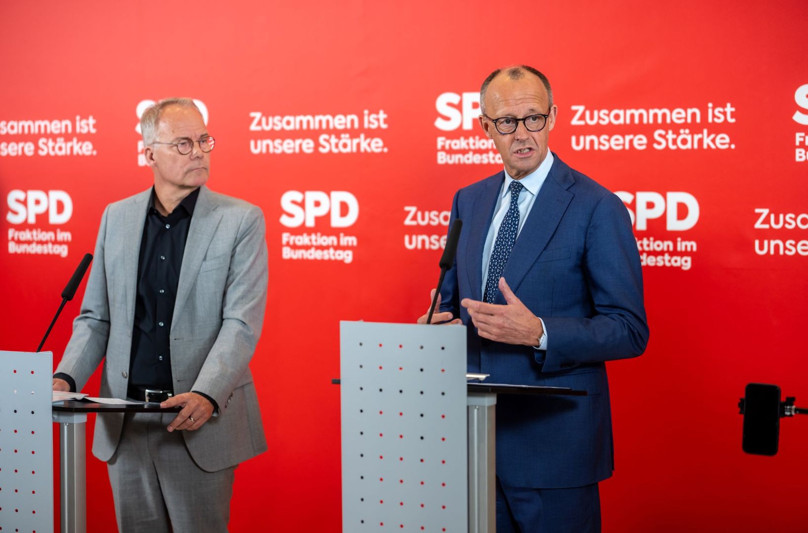 Sitzungen und Statements der Bundestagsfraktionen