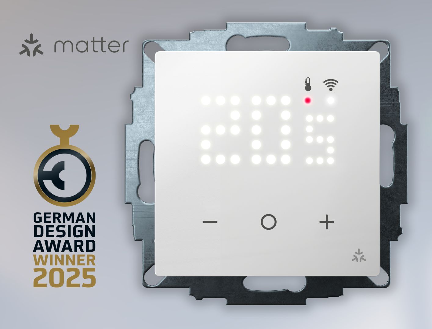 Smart Home neu gedacht: EBERLEs UTE 3000 mit German Design Award 2025 ausgezeichnet