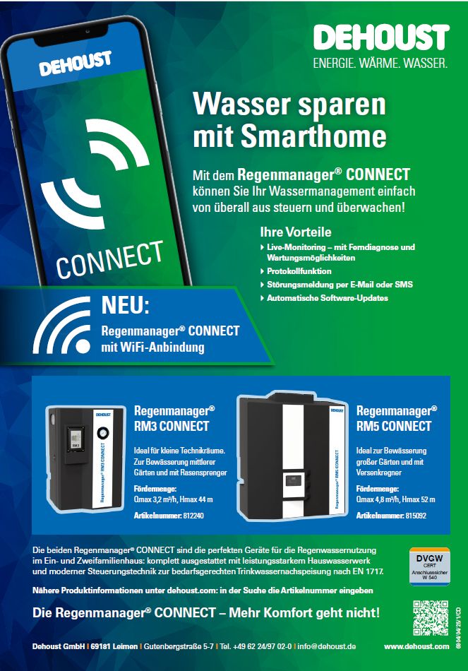 Smarter Umgang mit Regenwasser – damit der Garten auch in Trockenperioden grün bleibt