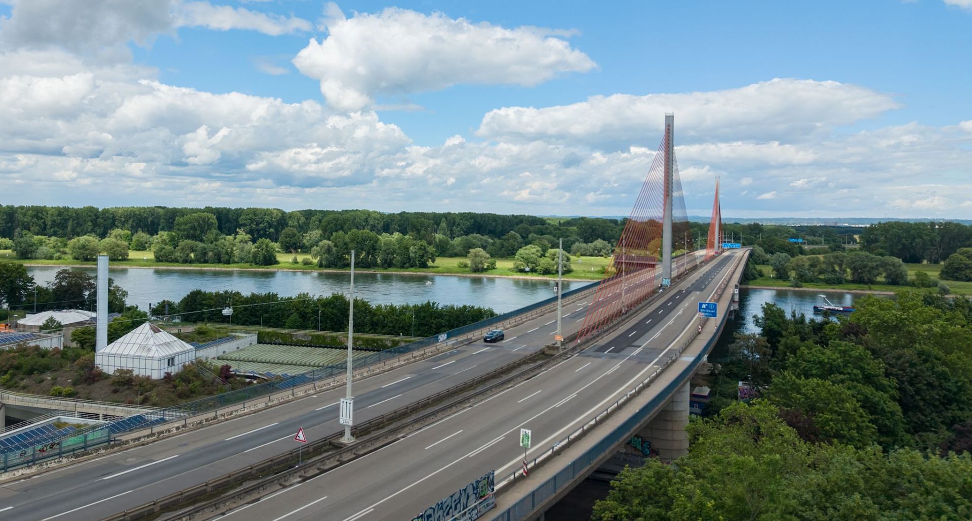 Sperrung rund um Bonner Nordbrücke angepasst