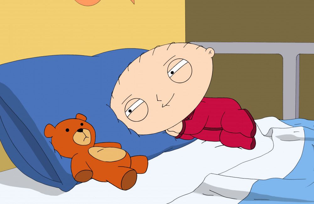 Stewie Griffin und sein Teddy Rupert