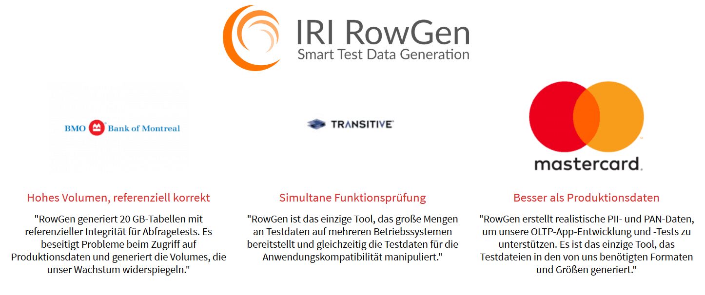 ❌ Synthetische Testdaten nutzen ❌ Keine produktiven Echtdaten mehr in Testumgebungen ❗