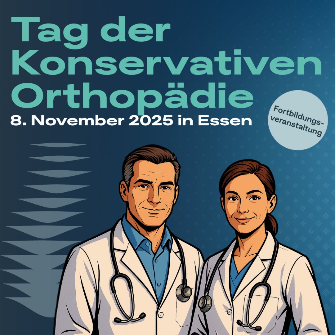 Tag der Konservativen Orthopädie am 8. November in Essen