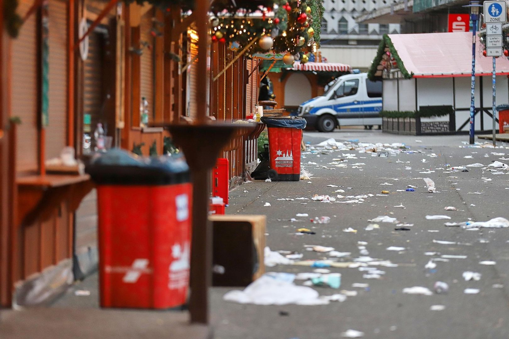 Tatort nach Anschlag auf Magdeburger Weihnachtsmarkt (Archiv)
