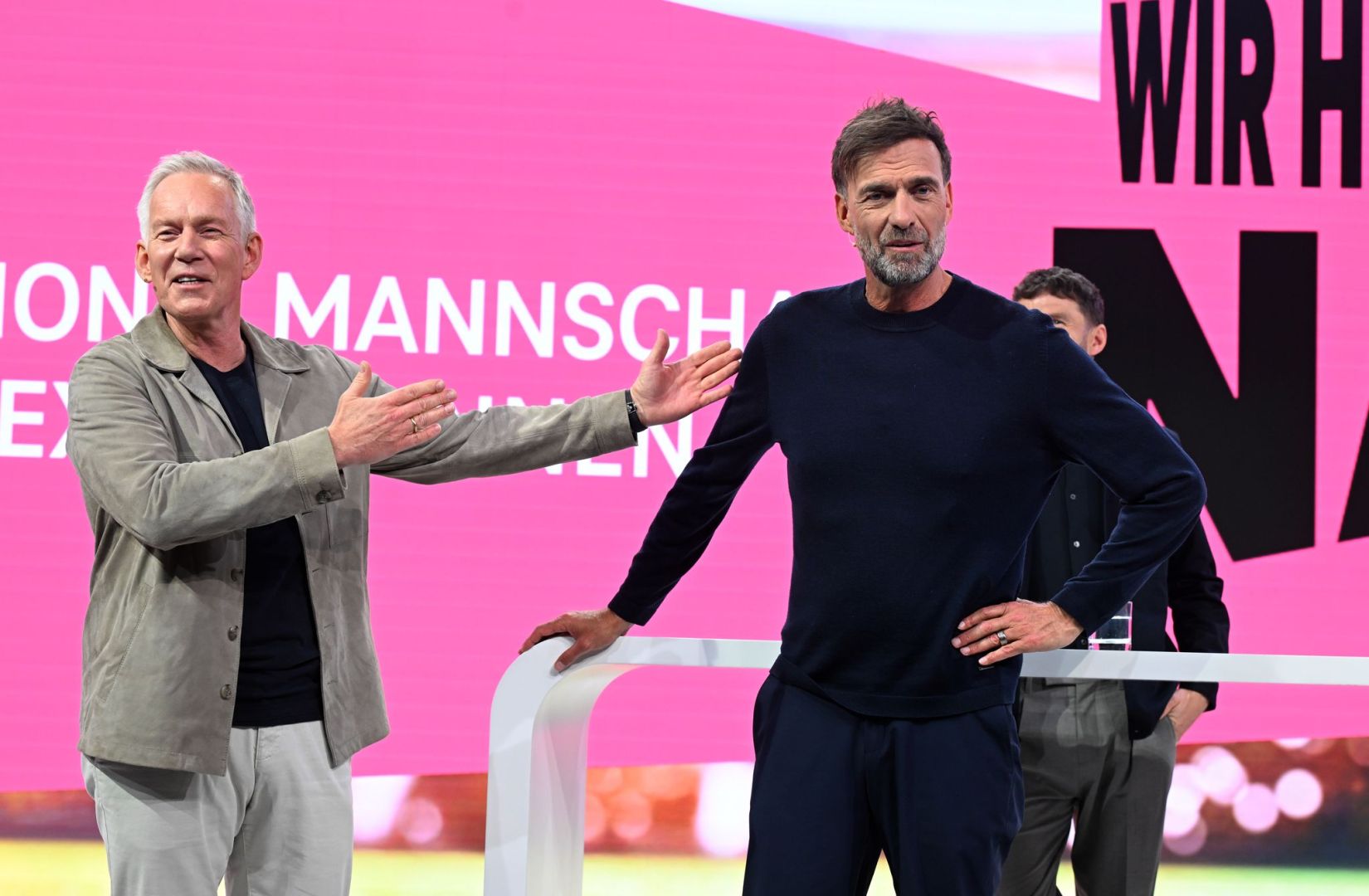 Telekom-Pressekonferenz:Konzept zur WM mit Klopp, Müller, Hummels