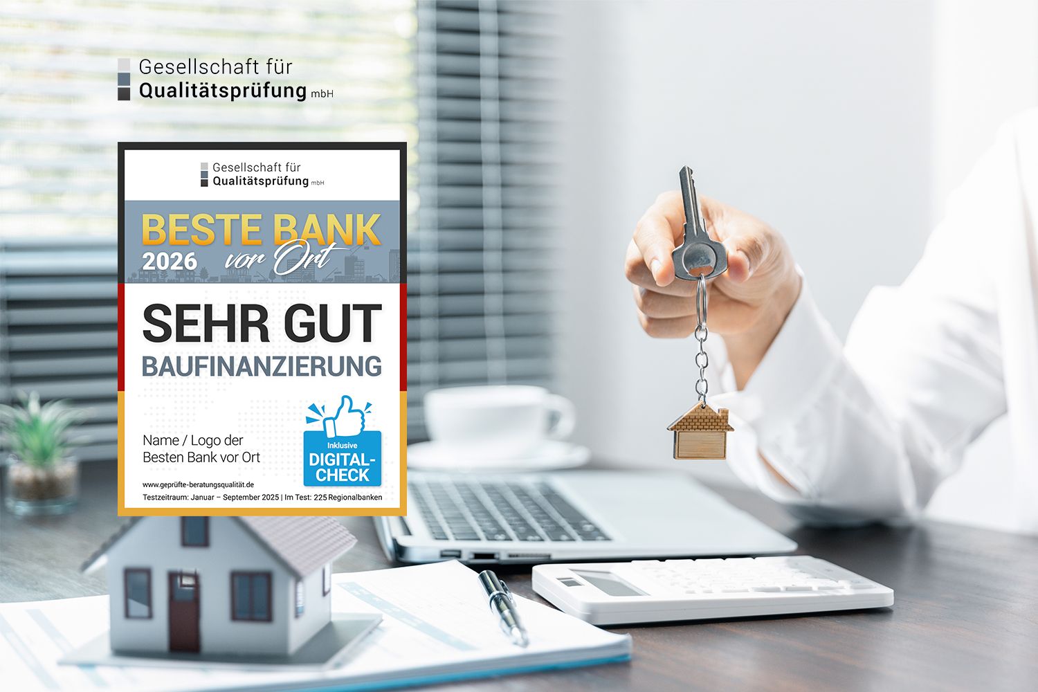 Testsieger in der Baufinanzierung: Aktuelle Ergebnisse im Bankentest „SEHR GUT in der Baufinanzierung 2026“