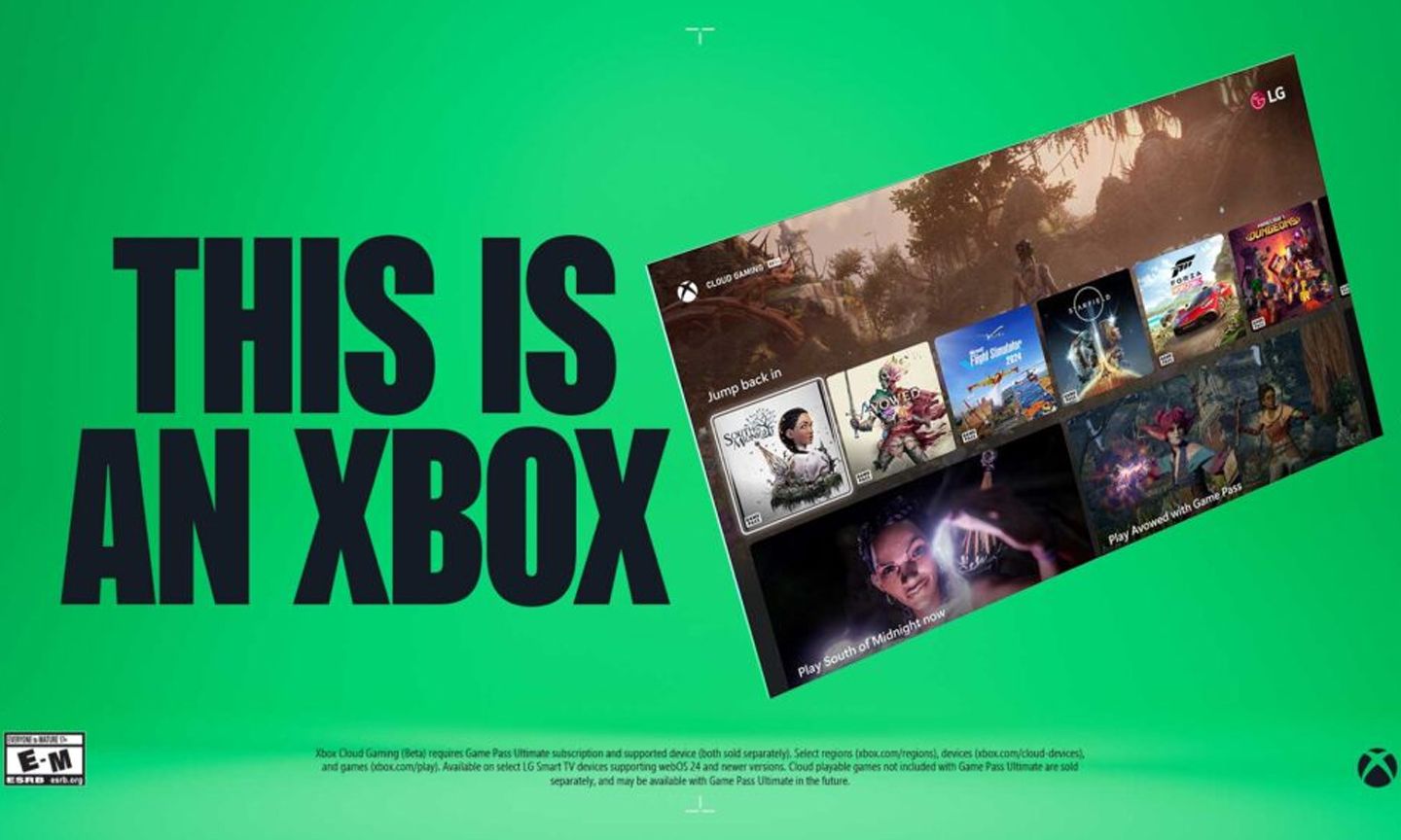 Xbox App ab sofort auf LG Smart TVs verfügbar: Cloud-Gaming am Fernseher