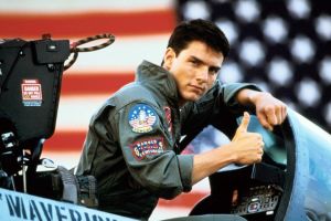 Tom Cruise als Pete 'Maverick' Mitchell in 'Top Gun' 1986