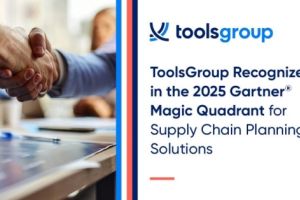 ToolsGroup wurde zum zweiten Mal in Folge im 2025 Gartner(R) Magic Quadrant(TM) für Lieferkettenplanungslösungen ausgezeichnet