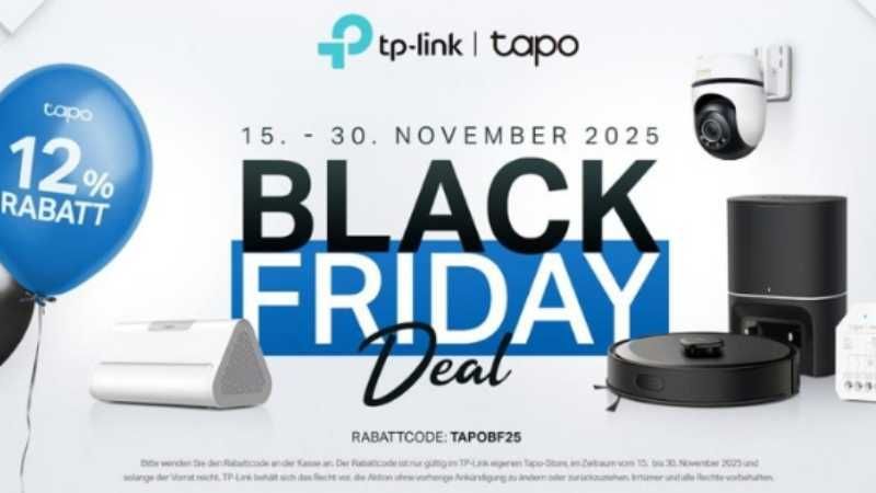 TP-Link & Tapo – in der Black Week kommen zahlreiche Angebote für Smart-Home-Fans