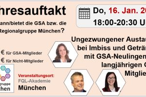 Trainer und Redner treffen sich am 16. Januar ab 18 Uhr in München-Nymphenburg