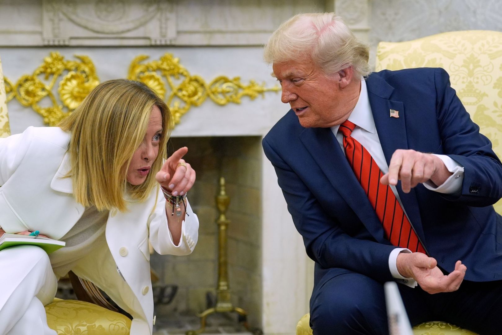 Trump empfängt Meloni