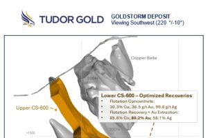 Tudor Gold erhöht die Gesamtgoldausbeute auf über 80 % und produziert ein hochgradiges Kupfer-, Gold- und Silberkonzentrat für die Goldstorm-Lagerstätte in Treaty Creek im Nordwesten von B.C.