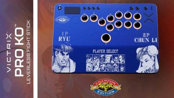 Turtle Beach Victrix Pro KO Leverless Fight Stick – Street Fighter II: Champion Edition- Bis zu 16 bewegliche & belegbare Tasten