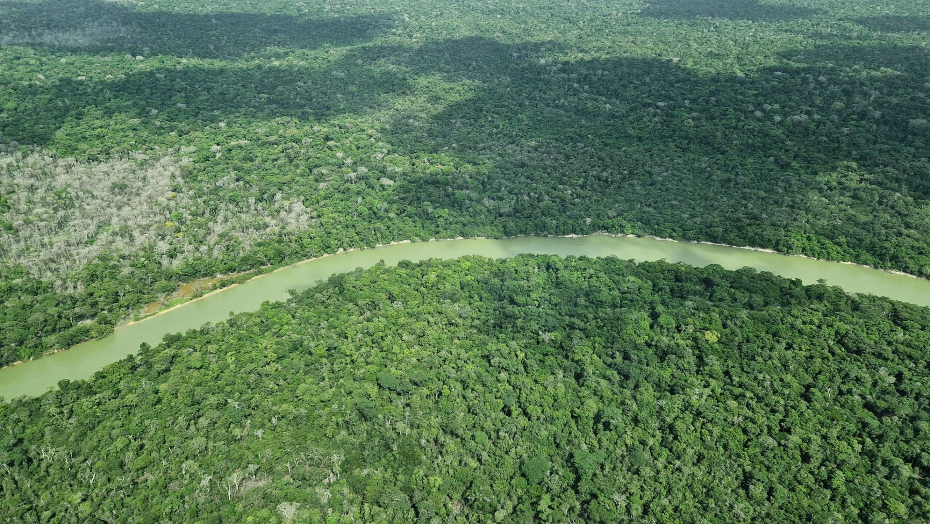 Überflug über das Amazonasgebiet