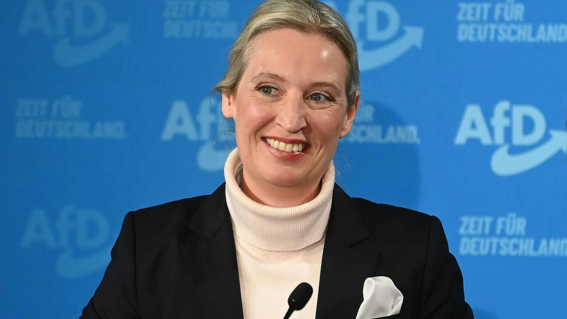 Überraschende Umfrage: Alice Weidel plötzlich beliebteste Politikerin Deutschlands