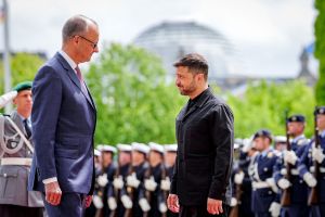 Ukrainischer Präsident Selenskyj in Berlin