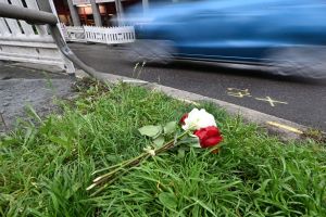 Unfallstelle in Stuttgart