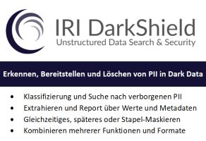 Unstrukturierte Daten Schutz sensibler Daten in Dark Data Quellen, on-premise und in der Cloud ❗