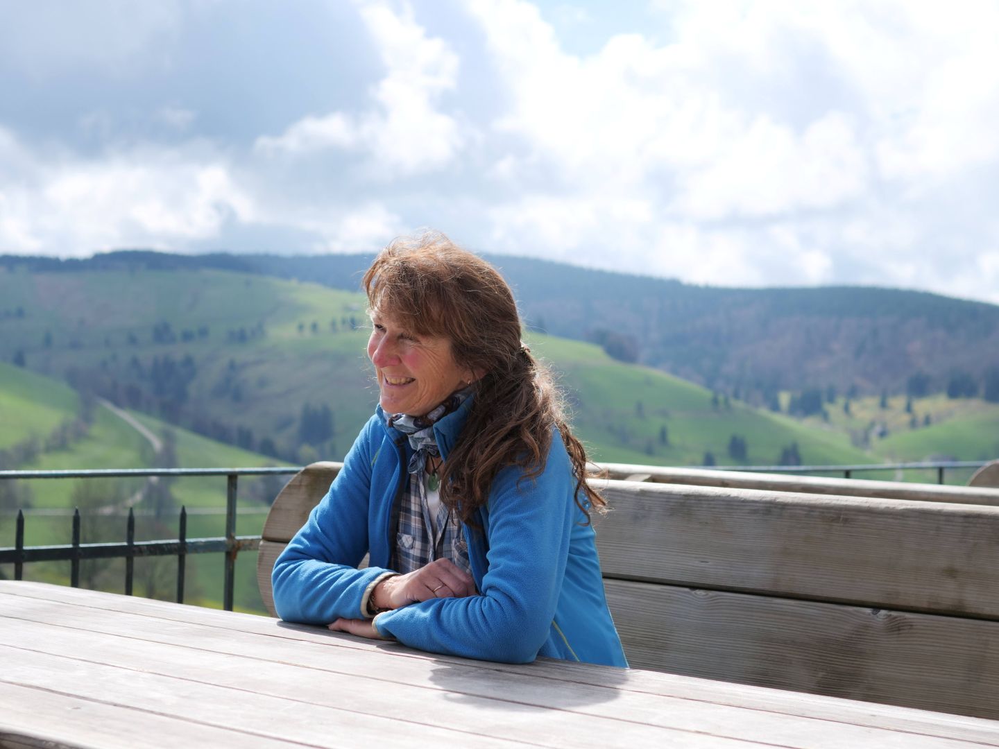 Ursel Lorenz: Die Schwarzwälderin bringt ihren Gästen am Schauinsland das Thema Kräuter nahe