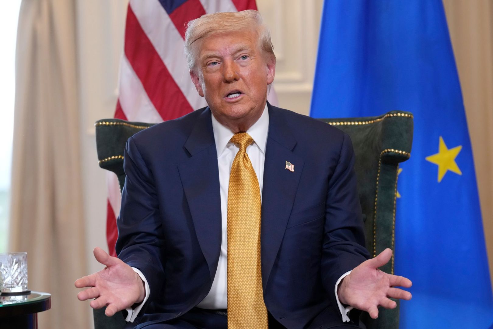 US-Präsident Trump trifft von der Leyen in Schottland