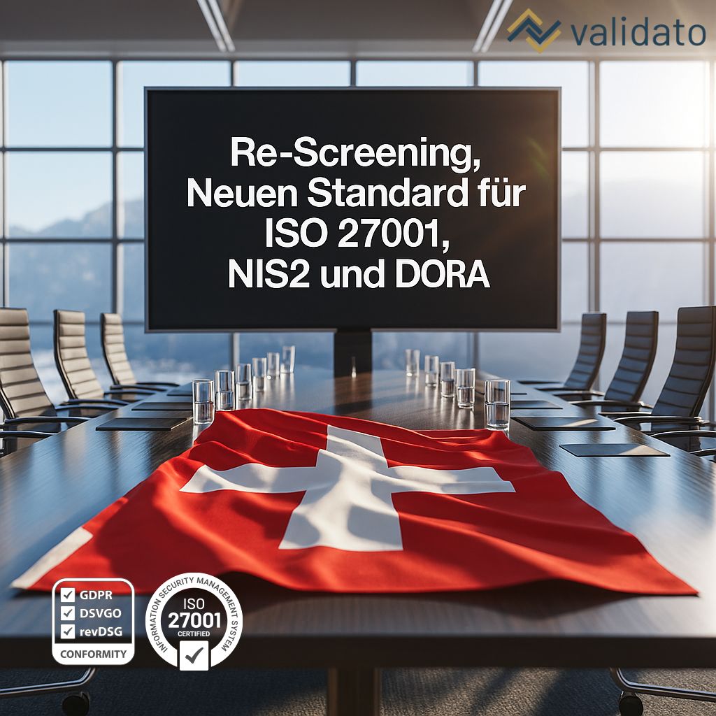 Validato stärkt Schweizer Compliance: Re-Screening für DSG und FINMA