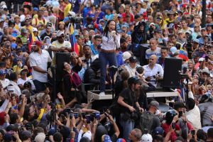 Venezuelas Oppositionsführerin Machado bei Demo entführt