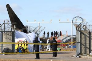 Verunglücktes Passagierflugzeug in Südkorea