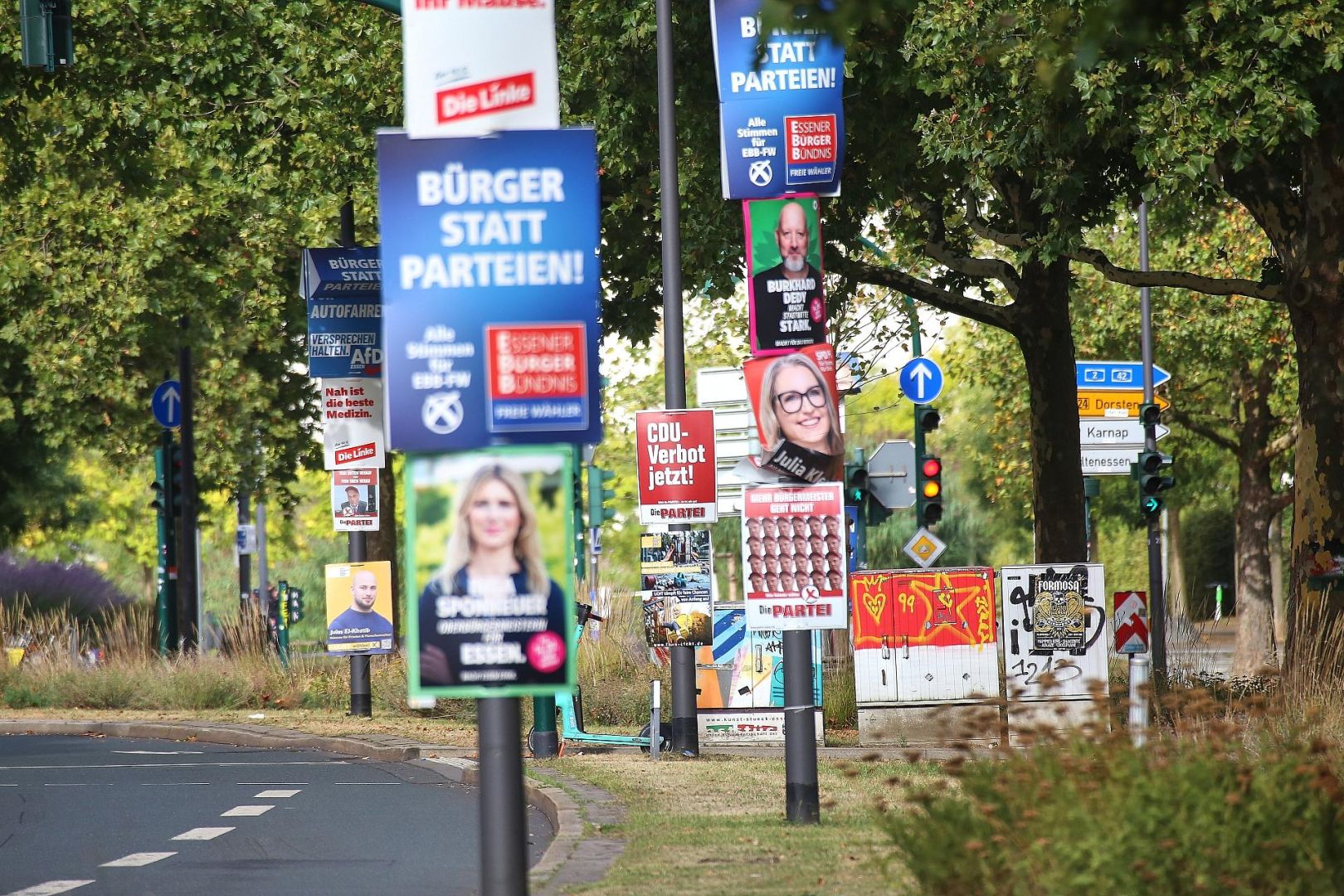 Wahlplakate zur Kommunalwahl (Archiv)