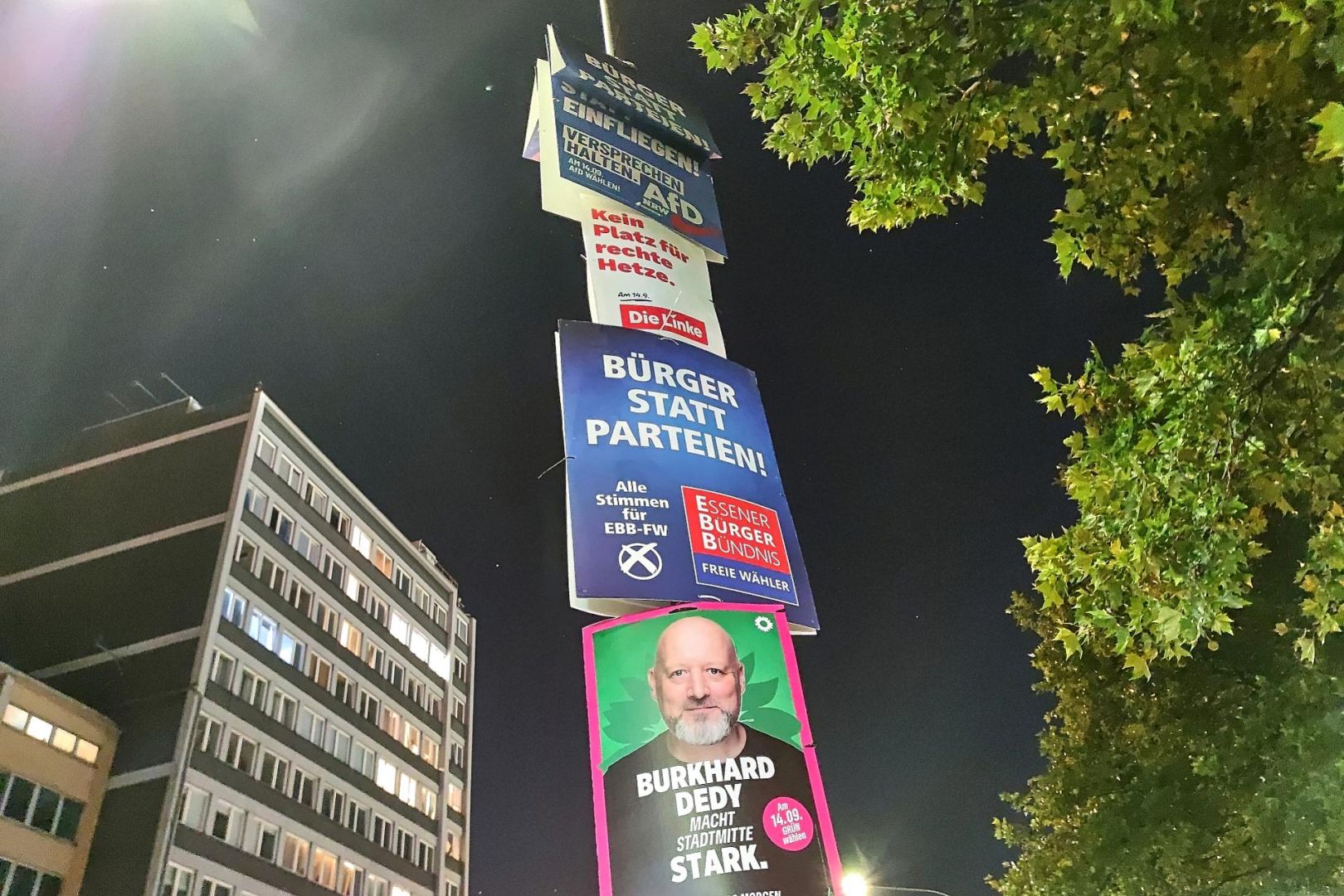 Wahlplakate zur Kommunalwahl (Archiv)