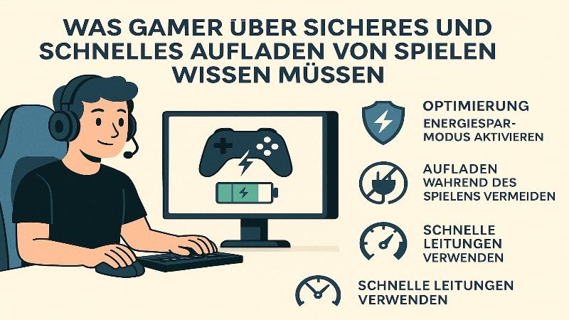 Was Gamer über sicheres und schnelles Aufladen von Spielen wissen müssen