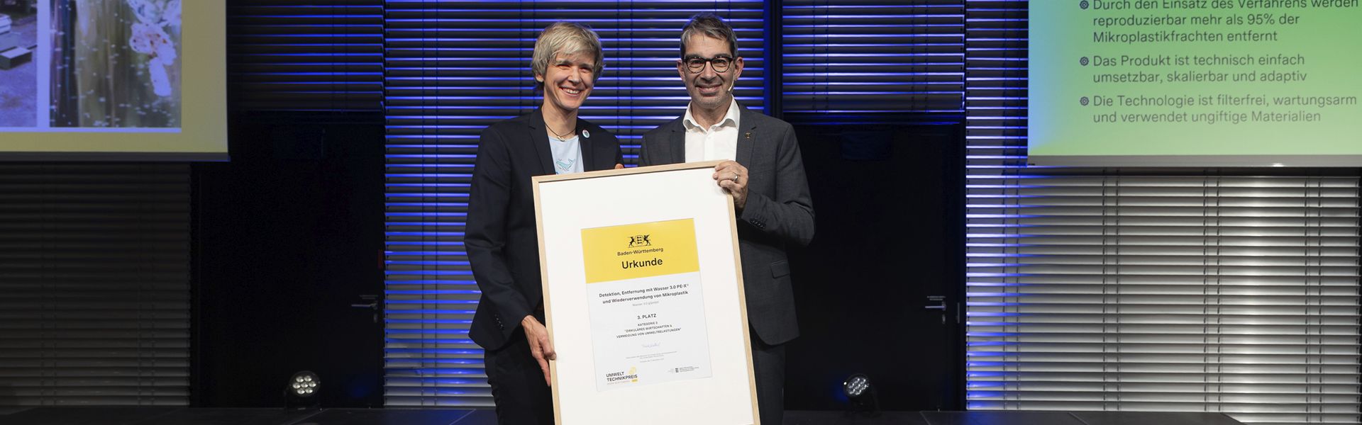 Wasser 3.0 gGmbH: Karlsruher GreenTech-Pioniere holen Bronze beim Umwelttechnikpreis Baden-Württemberg