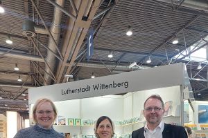 Werbung für einen starken Tourismus der Lutherstadt Wittenberg auf der Leipziger Buchmesse 2025