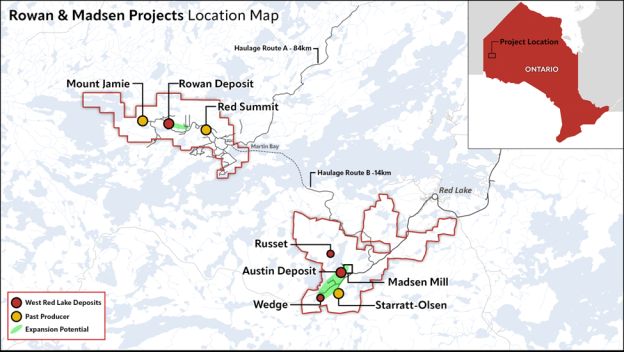 West Red Lake Gold schließt Kreditfazilität in Höhe von 35 Mio. US$ mit Nebari ab und gibt Inanspruchnahme von 15 Mio. US$ bekannt