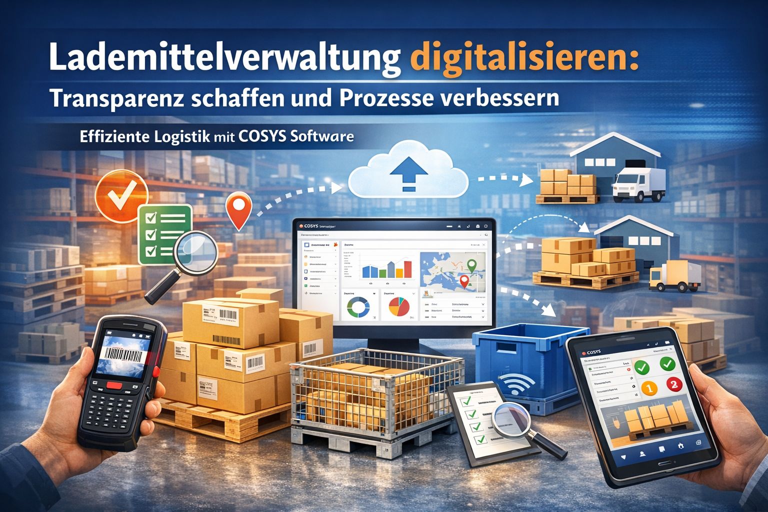 Wie die COSYS Lademittelverwaltung Ihr betriebliches Transportsystem vor unnötigen Kosten schützt