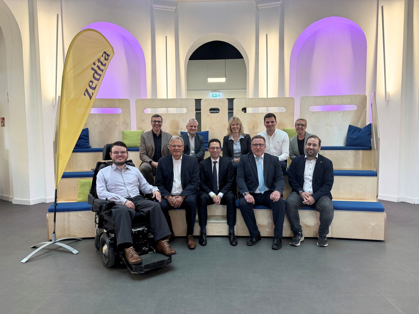 Wissenschafts- und Kulturminister Falko Mohrs besucht zedita in Hameln