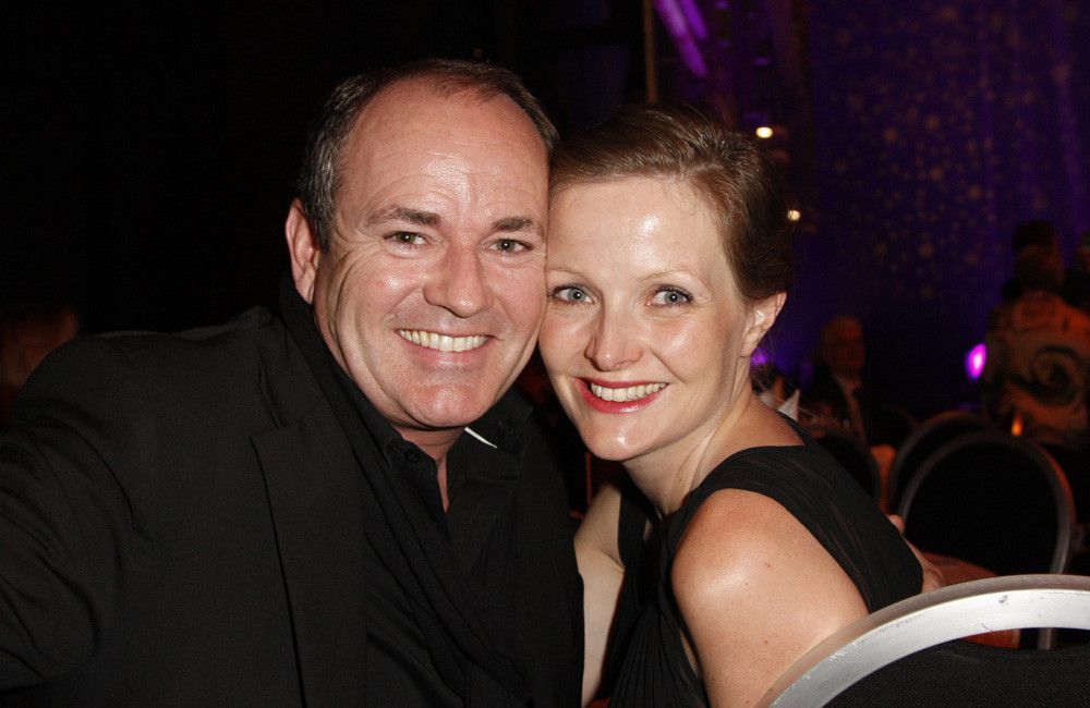 Wolfram Kons mit seiner Frau