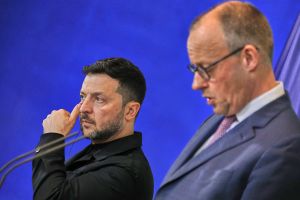 Wolodymyr Selenskyj und Friedrich Merz am 28.05.2025