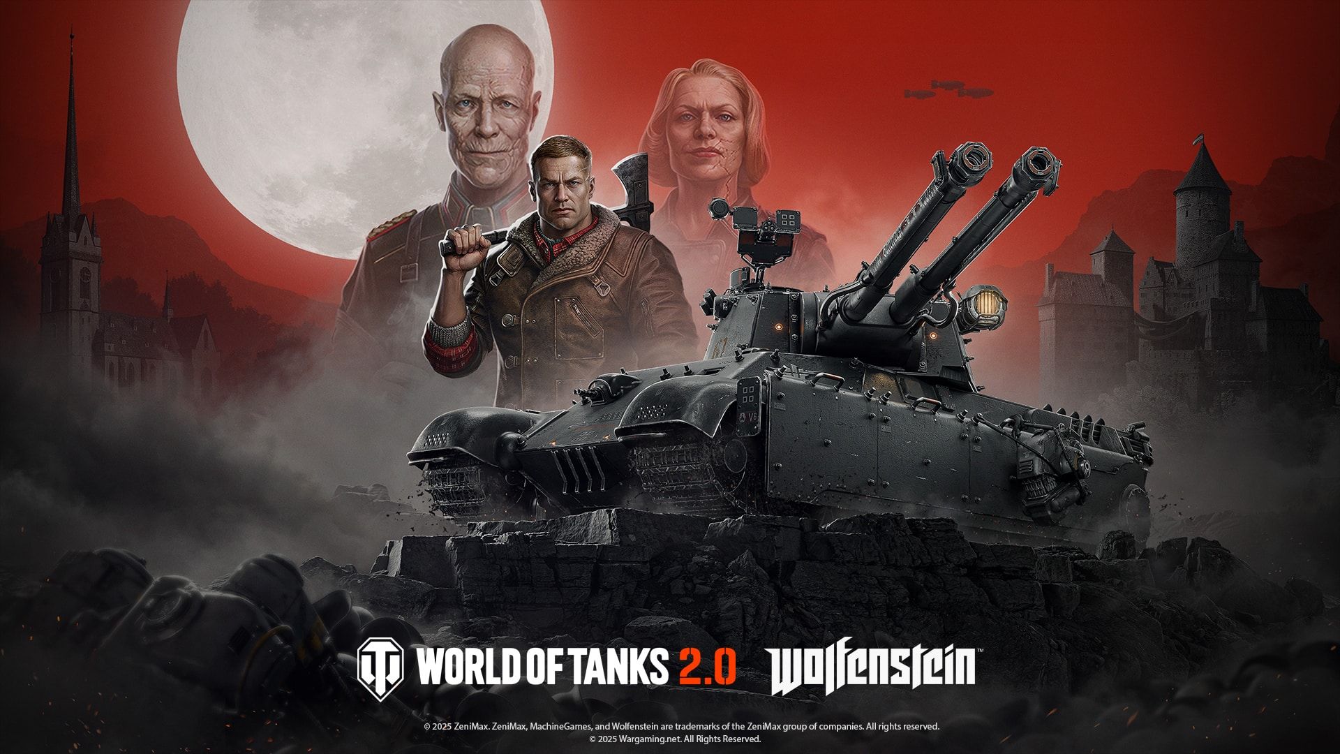 World of Tanks bringt Wolfenstein-Crossover mit exklusivem Doppelgeschütz-Panzer