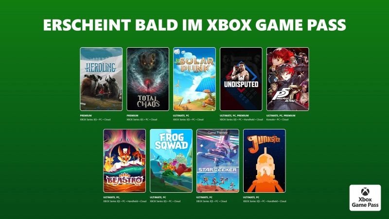 Xbox Game Pass startet mit Sommer‑Line‑up durch