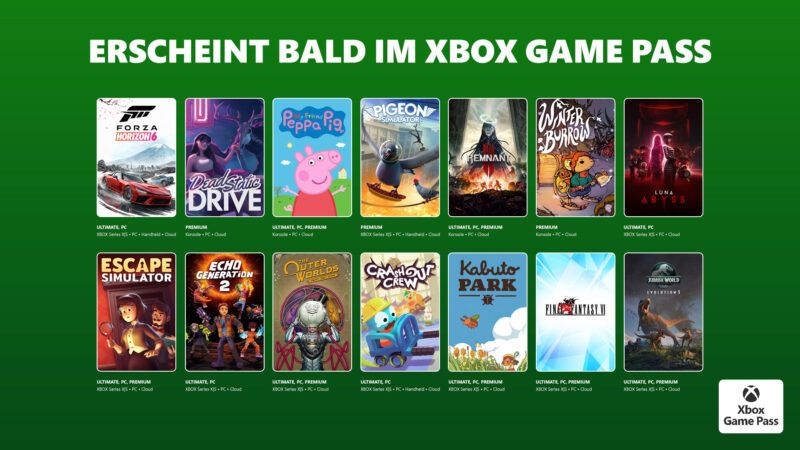 XBOX Game Pass: Weitere Highlights im Mai